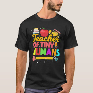 Camiseta Profesor De La Escuela Primaria De Los Pequeños Hu