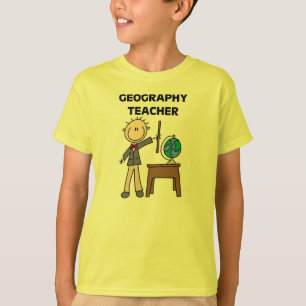 Camiseta Profesor de la geografía