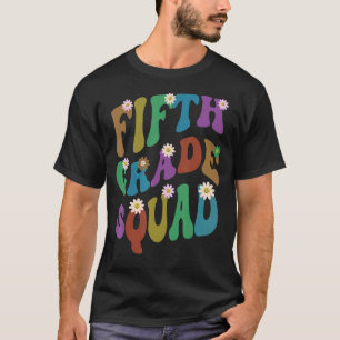 Camiseta Profesor de la pandilla de 5to grado vintage Groov