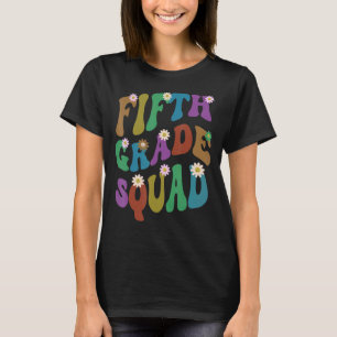 Camiseta Profesor de la pandilla de 5to grado vintage Groov