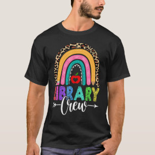 Camiseta Profesor De Leopardo Arcoiris De La Biblioteca De 