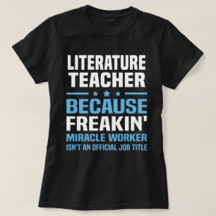 Camiseta Profesor de Literatura