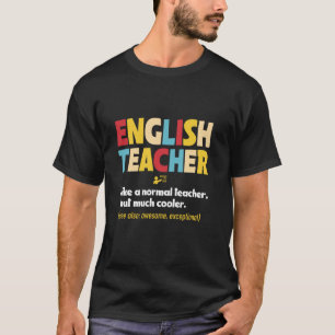 Camiseta Profesor de literatura Inglés Educador Inst