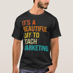 Camiseta Profesor de marketing retro de vintage