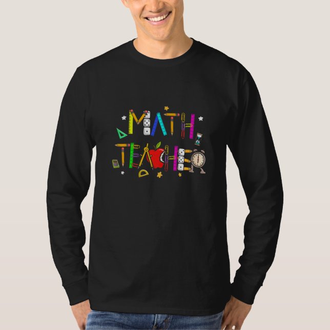 Camiseta Profesor de Matemáticas Computacional Matemático M (Anverso)
