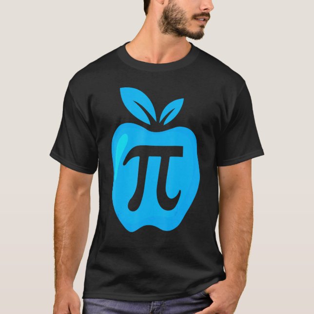 Camiseta Profesor de matemáticas de Apple Pi Day 3 14 Math  (Anverso)