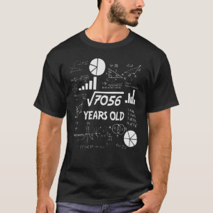 Camiseta Profesor de matemáticas de cumpleaños 84 años rega