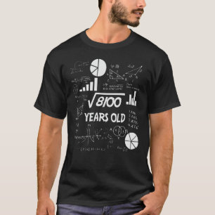 Camiseta Profesor de matemáticas de cumpleaños 90 años rega