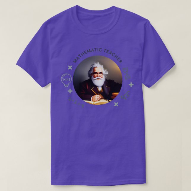 Camiseta profesor de matemáticas de Guay (Diseño del anverso)