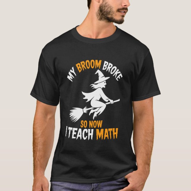 Camiseta Profesor de matemáticas de Halloween Ciencia Diver (Anverso)