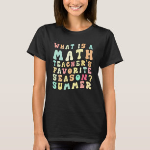 Camiseta Profesor de matemáticas divertido ¿Cuál es el favo