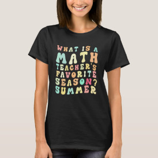 Camiseta Profesor de matemáticas divertido ¿Cuál es el favo