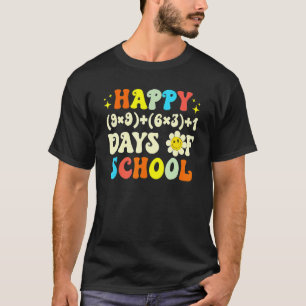 Camiseta Profesor de Matemáticas Fórmula Matemática 100 Día