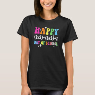 Camiseta Profesor de Matemáticas Fórmula Matemática 100 Día