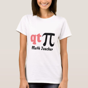 Camiseta Profesor de matemáticas lindo de la empanada de l