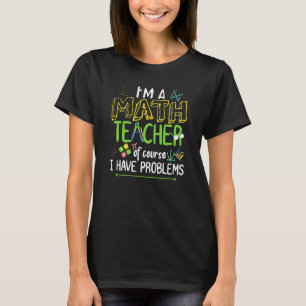 Camiseta Profesor de Matemáticas Matemático Estadísticas Ál