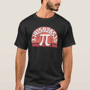 Camiseta Profesor De Matemáticas Pi 3 14 Feliz Día Pi Retro
