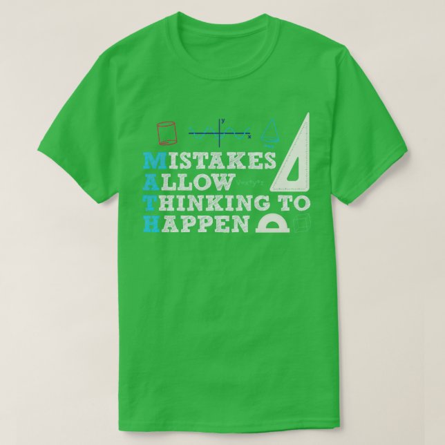 Camiseta profesor de matemáticas, profesor de humor (4) (Diseño del anverso)