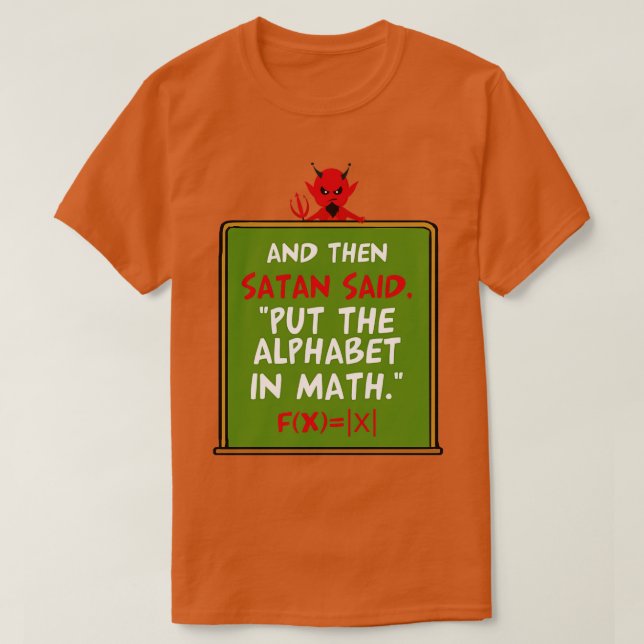 Camiseta profesor de matemáticas, profesor de humor (6) (Diseño del anverso)