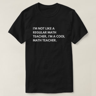 Camiseta Profesor de Matemáticas Profesor Divertido