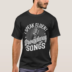 Camiseta Profesor de Música Canciones de Broadway