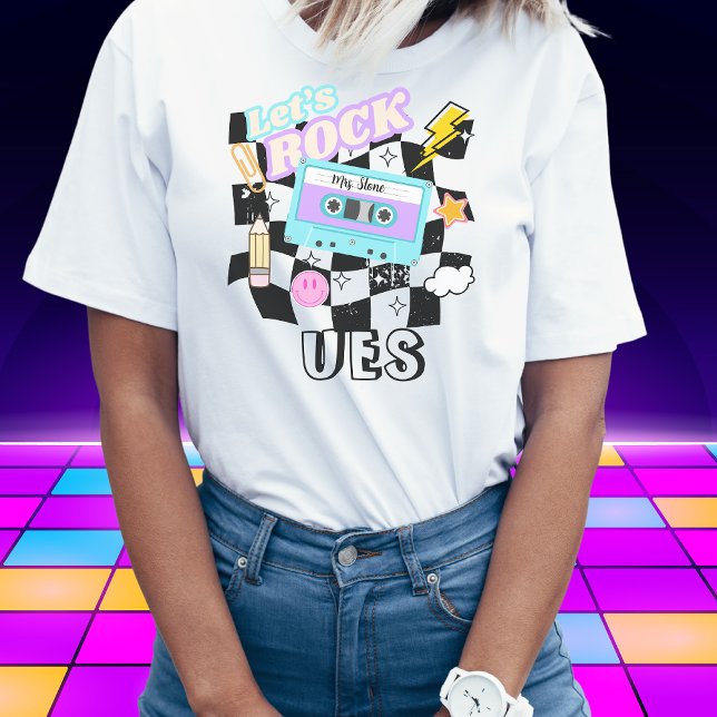 Camiseta Profesor de música de rock retro TShirt (Subido por el creador)