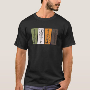 Camiseta Profesor de música de violín estudiante violinista