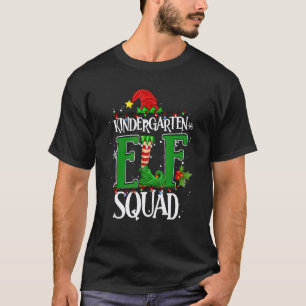 Camiseta Profesor de Navidad Jardín de Infancia Elfo Squad