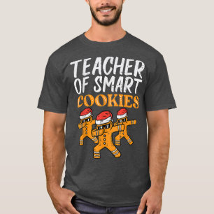 Camiseta Profesor De Navidades Divertidos De Cookies Inteli