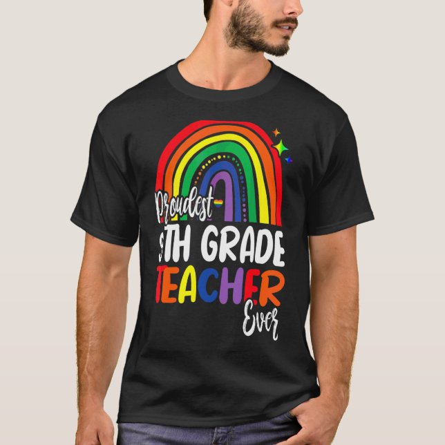 Camiseta Profesor De Noveno Grado Prometo Enseñar (Anverso)