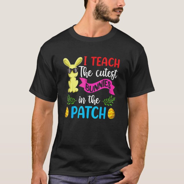 Camiseta Profesor De Pascua Enseño A Los Cónyuges Más Cuida (Anverso)