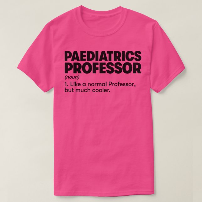 Camiseta Profesor de pediatría (Diseño del anverso)