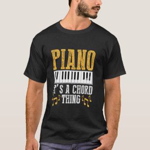 Camiseta Profesor de Piano Amantes de la Música Pianistas C