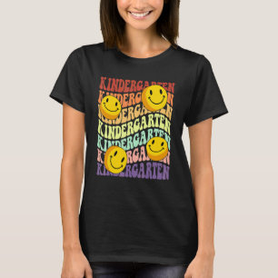 Camiseta profesor de preescolar de vuelta al retro escolar