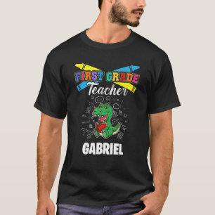 Camiseta Profesor de primer grado - Gabriel - Nombre person