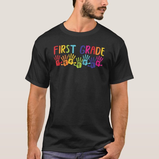 Camiseta Profesor de primer grado Hola profesor de primer g (Anverso)