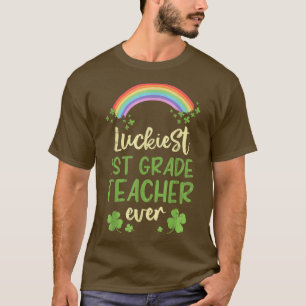 Camiseta Profesor de primer grado más afortunado del segund