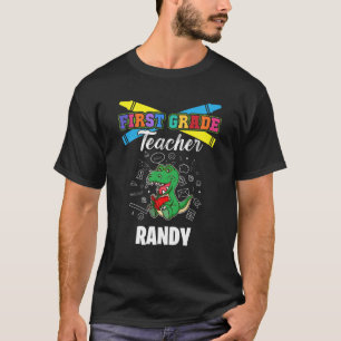 Camiseta Profesor de primer grado - Randy - Nombre personal