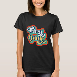 Camiseta Profesor de primer grado y estudiante vibra de reg