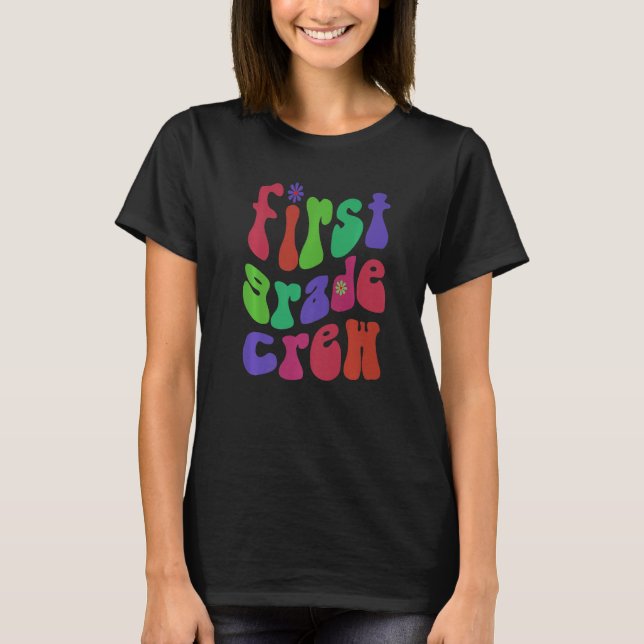 Camiseta Profesor de Primera Grada de moda Hola 1er Gr Vint (Anverso)