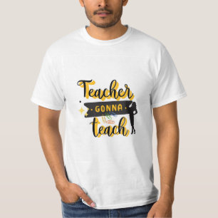 Camiseta profesor de profesores T- shart white
