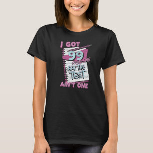 Camiseta Profesor de pruebas de examen de pruebas