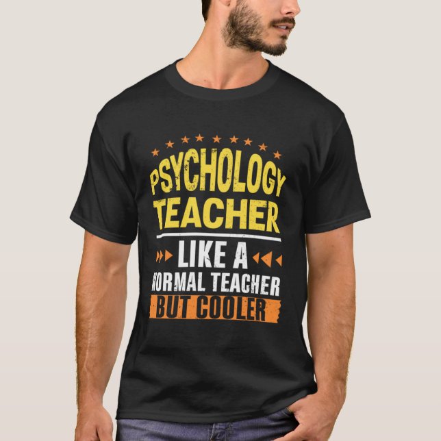 Camiseta Profesor de psicología como profesor normal pero g (Anverso)