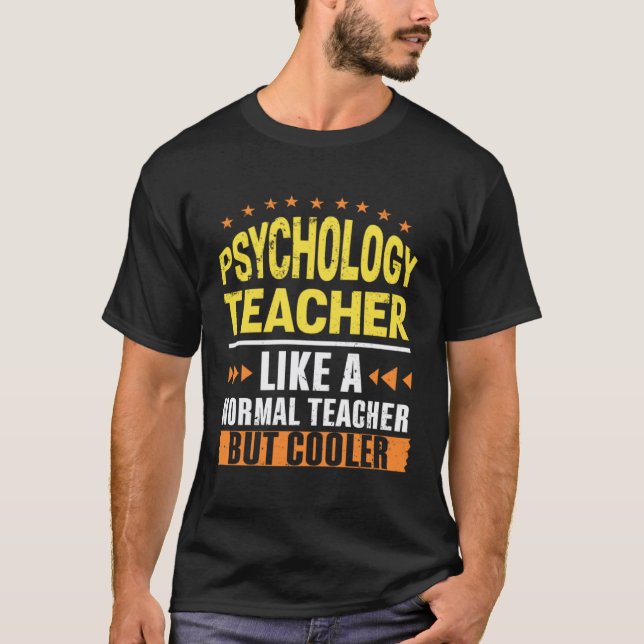 Camiseta Profesor de Psicología como un profesor normal per (Anverso)