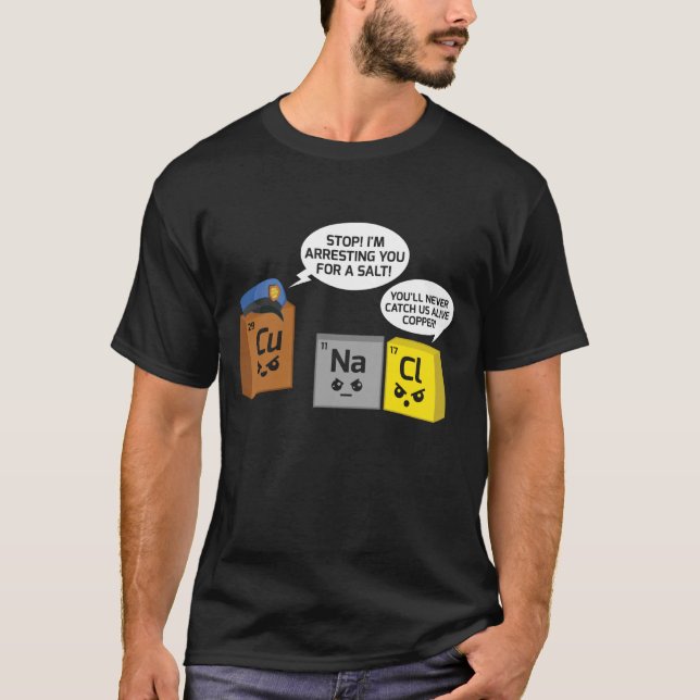 Camiseta Profesor de Química de Ciencias Químicas Estudiant (Anverso)