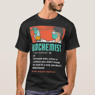 Camiseta Profesor de Química de Definición Bioquímica de Gu