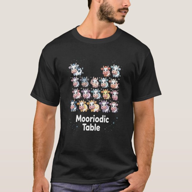 Camiseta Profesor de Química Láctea Adorable MOORIODICO Tab (Anverso)