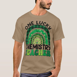 Camiseta Profesor de Química Rainbow St Patricks Day One Lu