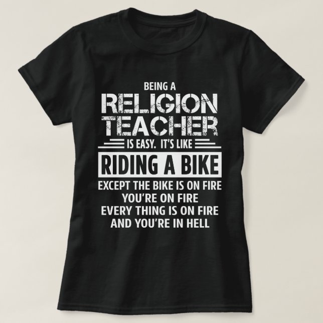 Camiseta Profesor de religión (Diseño del anverso)