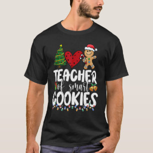 Camiseta Profesor de Smart Cookies Navidades de árbol de na